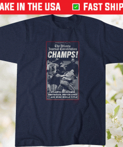 The Atlanta Journal-Constitution World Champs Cover Unisex TShirt