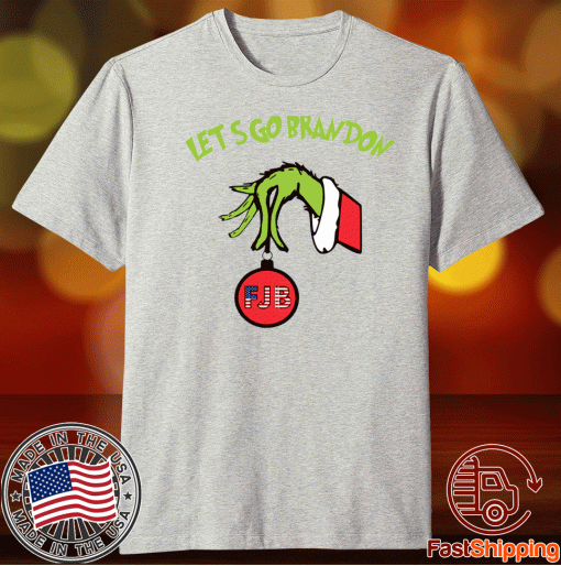 The Grinch Christmas Let's go Brandon FJB Funny TShirt