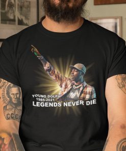 Young Dolph Legends Never Die 2021 TShirt