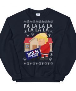 Donald Trump Dissing Joe Biden Ugly Christmas Funny Shirts