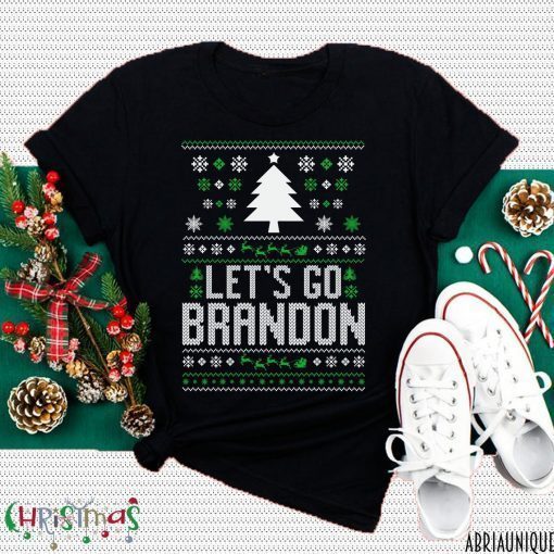 Let's Go Brandon Ugly Christmas Fjb Shirt Brandon Biden 2021 TShirt