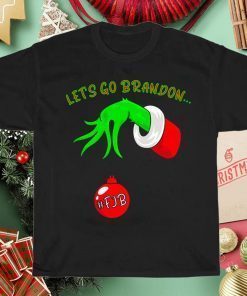 Let's Go Brandon #FJB Grinch Christmas Xmas TShirt