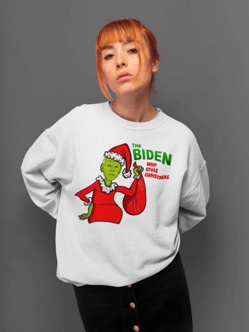 Grinch The Biden Who Stole Christmas Sweater 2022 Shirts