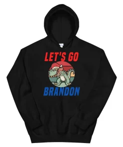 Let's Go Brandon Christmas Santa Funny Tyrannosaurus Unisex TShirt