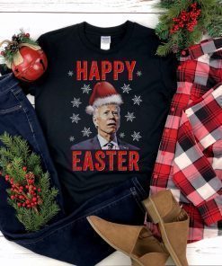 Happy Easter Christmas Shirt Funny Joe Biden Christmas Shirt, FJB Xmas T Shirt