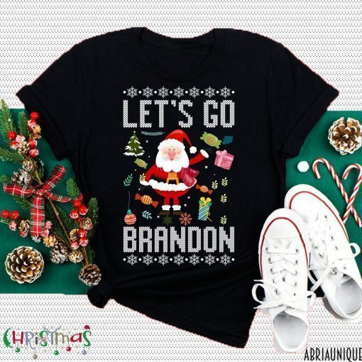 Christmas The One Where We Say Let's Go Brandon FJB 2021 T-Shirt