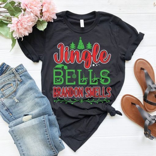 Jingle Bells Brandon Smells Joe Biden Christmas Gift Shirts