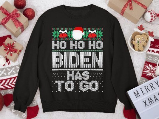 Ho Ho Ho Biden Has To Go Christmas Ugly Sweater 2022 Shirts