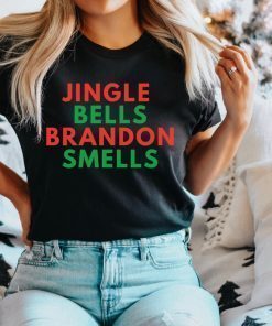 Jingle Bell Brandon Smells Brandon Christmas Xmas TShirt