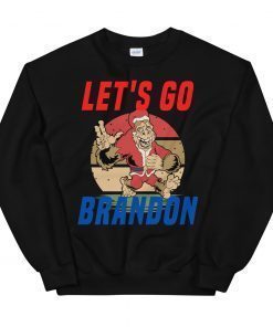 Let's go Brandon Christmas Santa Gorilla Smile 2021 T-Shirt