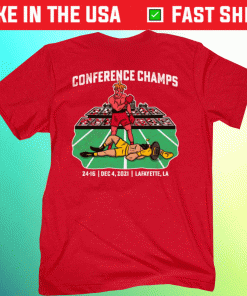 24-16 Conference Champs Dec 4 2021 Lafayette LA Shirts