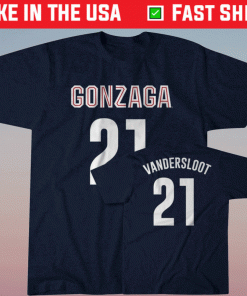 Courtney Vandersloot Gonzaga Player Tee Shirt