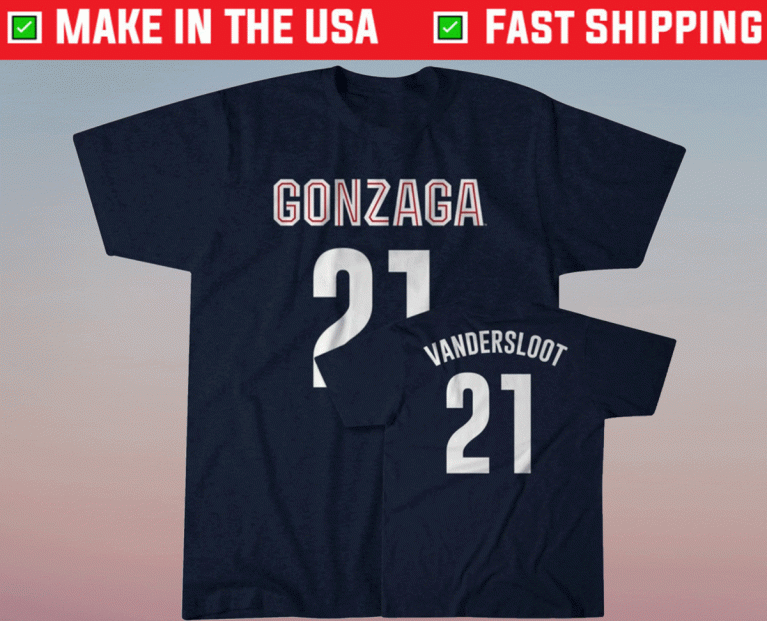 Courtney Vandersloot Gonzaga Player Tee Shirt