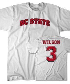 NC State Baseball Russell Wilson Player Tee Shirt