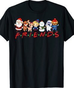 Christmas Friends Santa Rudolph Snowman Family Xmas 2022 Shirts