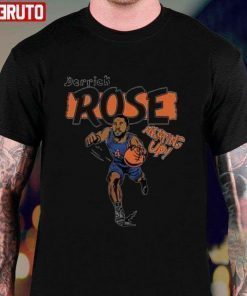 New York Knicks Derrick Rose Homage Royal 2021 TShirt