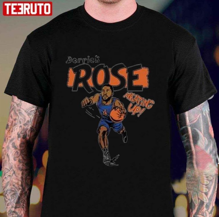 New York Knicks Derrick Rose Homage Royal 2021 TShirt