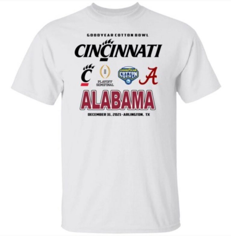 Cincinnati football playoff tee shirt