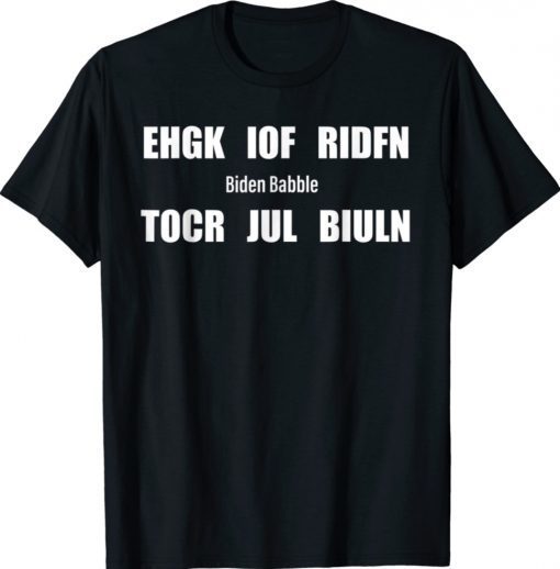 Biden Babble F J Biden Babble Memes Christmas Funny TShirt