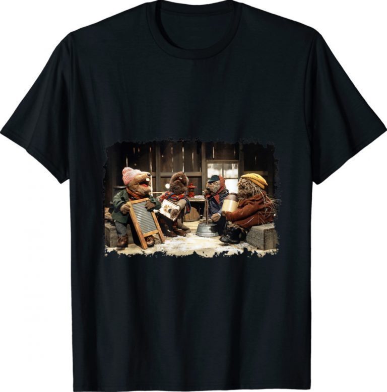 Funny Frogtown Country Christmas Jug Band Emmet Otter 2022 Shirts