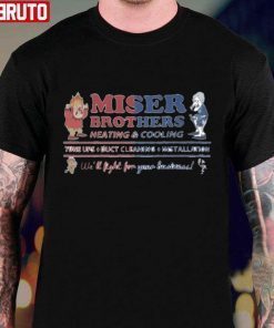 Vintage Miser Brothers Heating Cooling TShirt