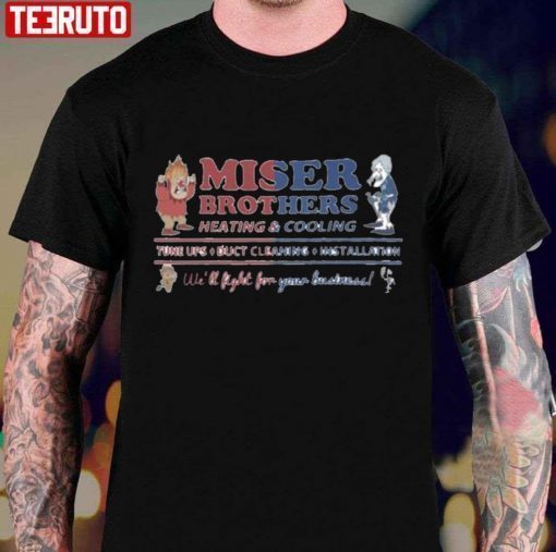 Vintage Miser Brothers Heating Cooling TShirt