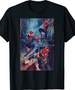 Spider Man No Way Home Spider Men Jump Vintage Shirts