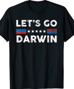 Vintage Lets Go Darwin US Flag Shirts