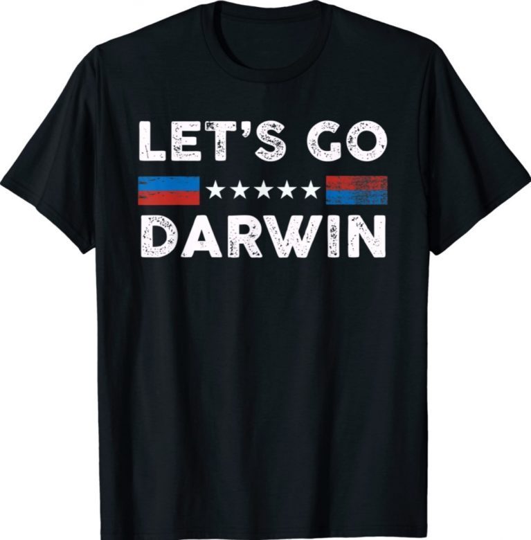 Vintage Lets Go Darwin US Flag Shirts