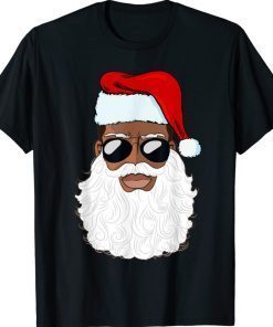 Santa Claus Black Xmas Santa Afro African American Proud Vintage Shirts