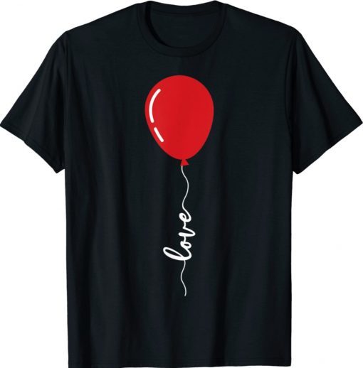 Love Balloon This Is My Valentine Pajama Valentine Vintage TShirt