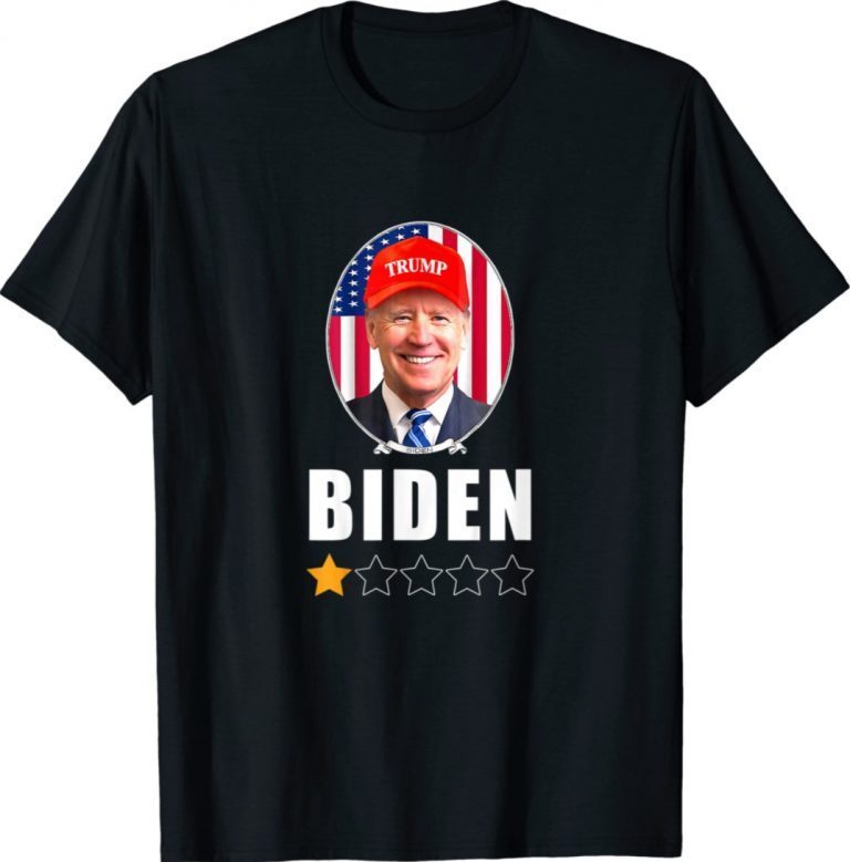 Funny Biden One Star Vote Trump Tee Shirt