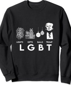 All I Want For Christmas Trump LGBT Trump Christmas Xmas T-Shirt