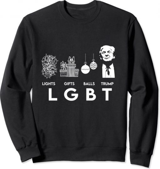 All I Want For Christmas Trump LGBT Trump Christmas Xmas T-Shirt