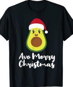 Avocado Christmas Avo Merry Plaid Santa Hat Vegan KETO Cute 2022 Shirts