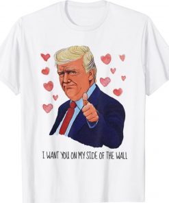 Senior President I Want You On The Side of My Valentine Funny Shirts