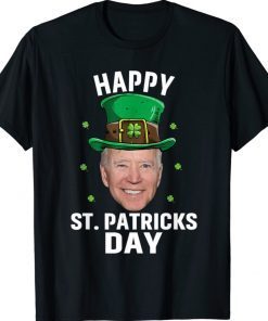 Funny Leprechaun Joe Biden Happy St Patrick's Day Biden Shirts