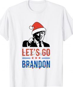 Trump Let's Go Brandon Christmas Xmas TShirt