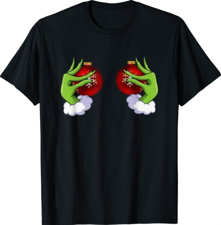 Funny Handsy Grinchs Xmas Shirt