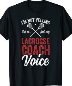 Lacrosse Coach Coaching Lacrosse Player Stick Tee Shirt