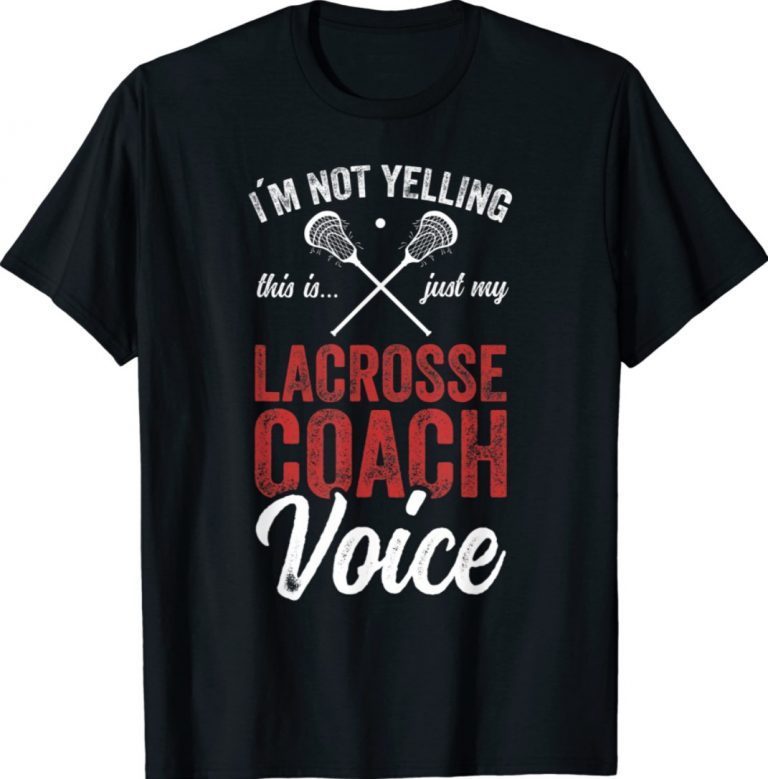 Lacrosse Coach Coaching Lacrosse Player Stick Tee Shirt