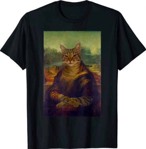 Funny Meowing Lisa Cat Shirt