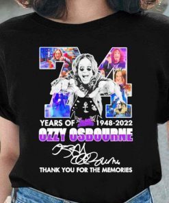 Ozzy Osbourne Signature Thanks For The Memories 2022 Shirts