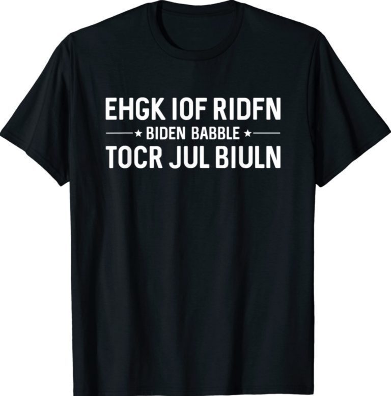 Christmas Biden babble F J Biden babble memes TShirt