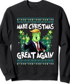 Make Christmas Great Again ELF Trump Christmas Funny TShirt