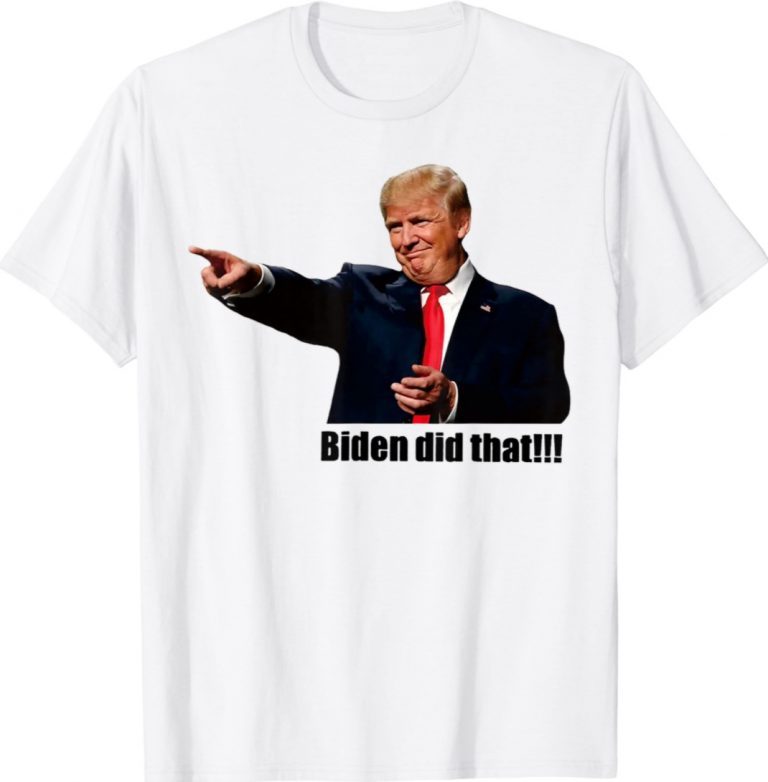 Trump Biden I Did That Gas Crisis Anti Biden TShirt