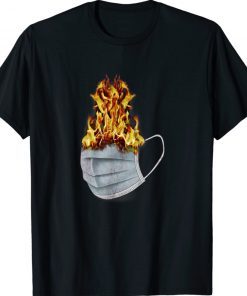 MASK Pop Art Culture Social Expression Masks Surreal Flame 2022 Shirts
