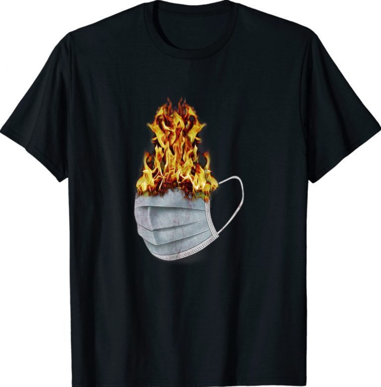 MASK Pop Art Culture Social Expression Masks Surreal Flame 2022 Shirts