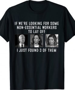 If We're Looking For Some Non-Essential Workers To Lay Off 2022 Shirts