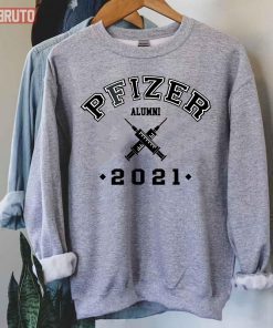 Pfizer Alumni 2021 Vaccinated Vintage T-Shirt